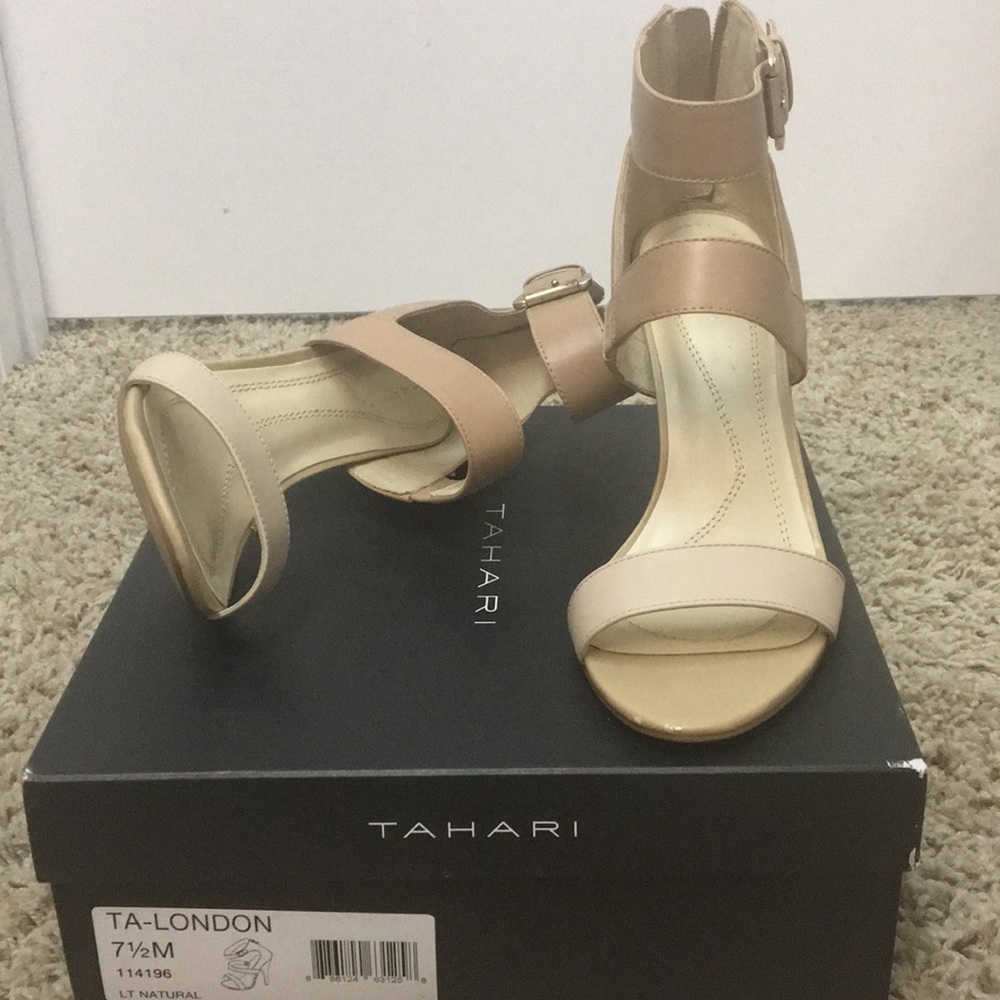Tahari natural heels